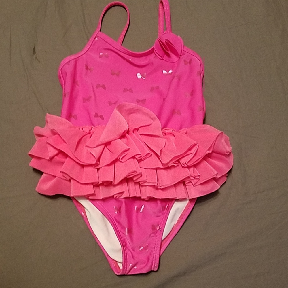 CRAZY 8 Toddler Girl Pink One Piece Swimsuit